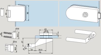 STUDIO OFFICE GARNITUR RONDO<br/>51.739/52.330  LM NIRO U.V. title=